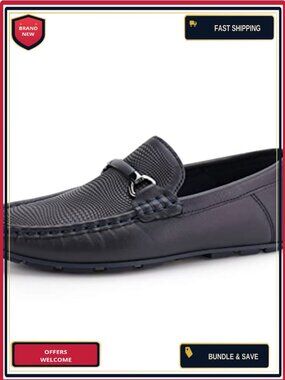 Kids Penny Loafer Slip-On Mocc Boys Dress Shoes Faux Leather